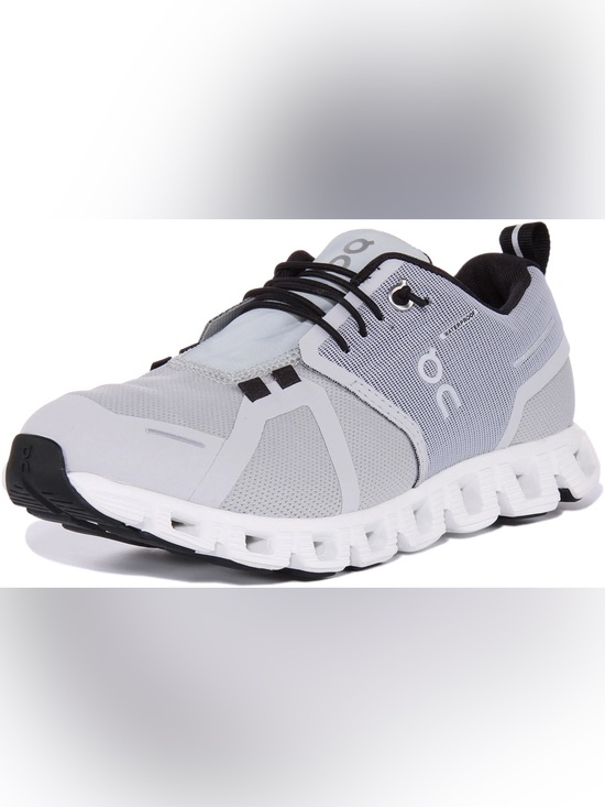 On Clouds Shoes - On Cloud 5 Women’s Waterproof Sneakers, Glacier/White, Size 8